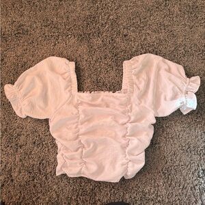 Altar’d State Puffed Sleeve Crop Top